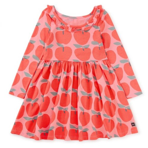 NWT Tea Collection Ruffle Collar Ballet Dress - Picture 2 of 5